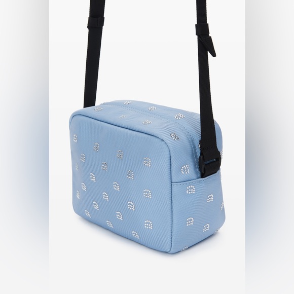 NWT Alexander Wang Blue Wangsport Crystal Detail Camera Bag - Picture 9 of 12